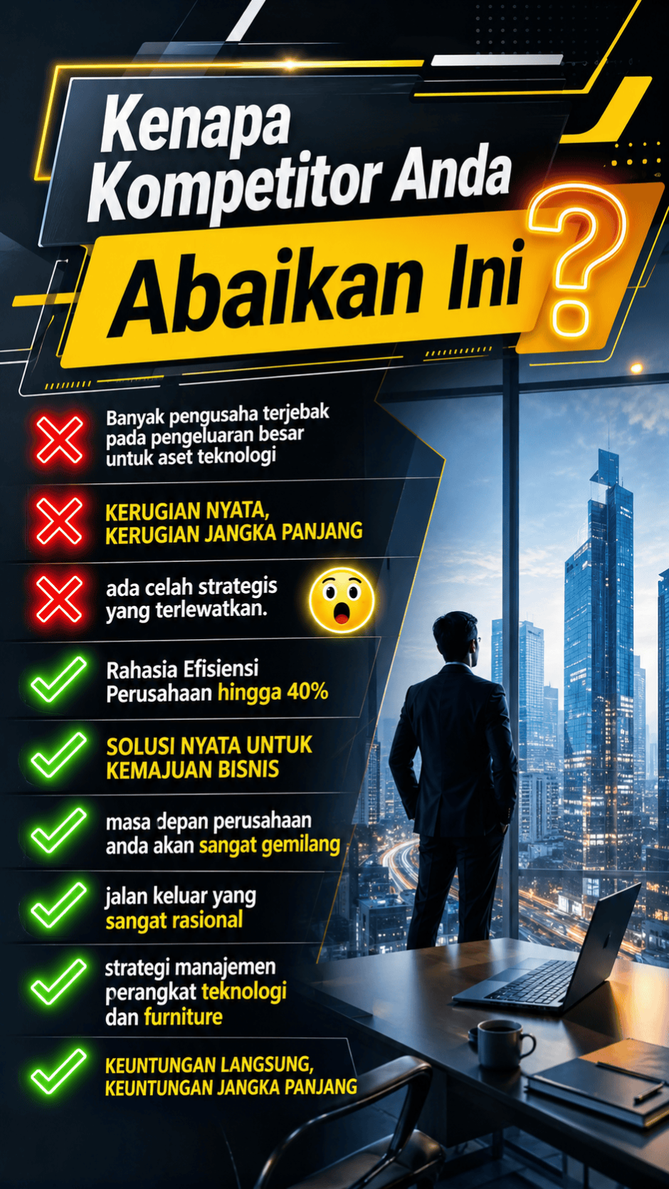 rahasia efisiensi perusahaan - jual beli komputer terdekat