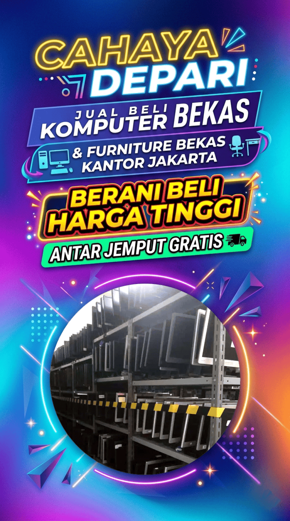 JUAL BELI KOMPUTER BEKAS JAKARTA - JUAL BELI FURNITURE BEKAS - PENAMPUNG KOMPUTER BEKAS (1)